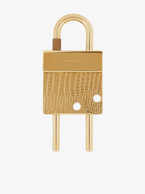 Givenchy crocodile-effect padlock