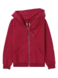 Rick Owens long-sleeved cotton jacket - Red
