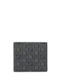 Moreau monogram-print leather wallet - Black