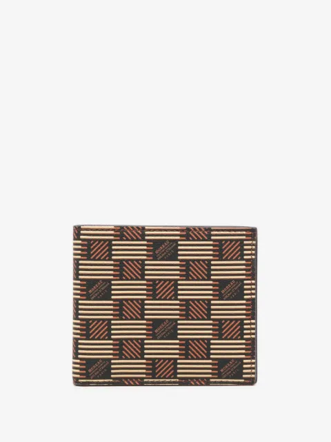 Moreau monogram-print leather wallet