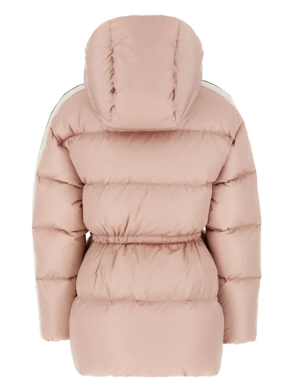 Palm Angels Drawstring Hooded Puffer Jacket Pink FARFETCH ZA