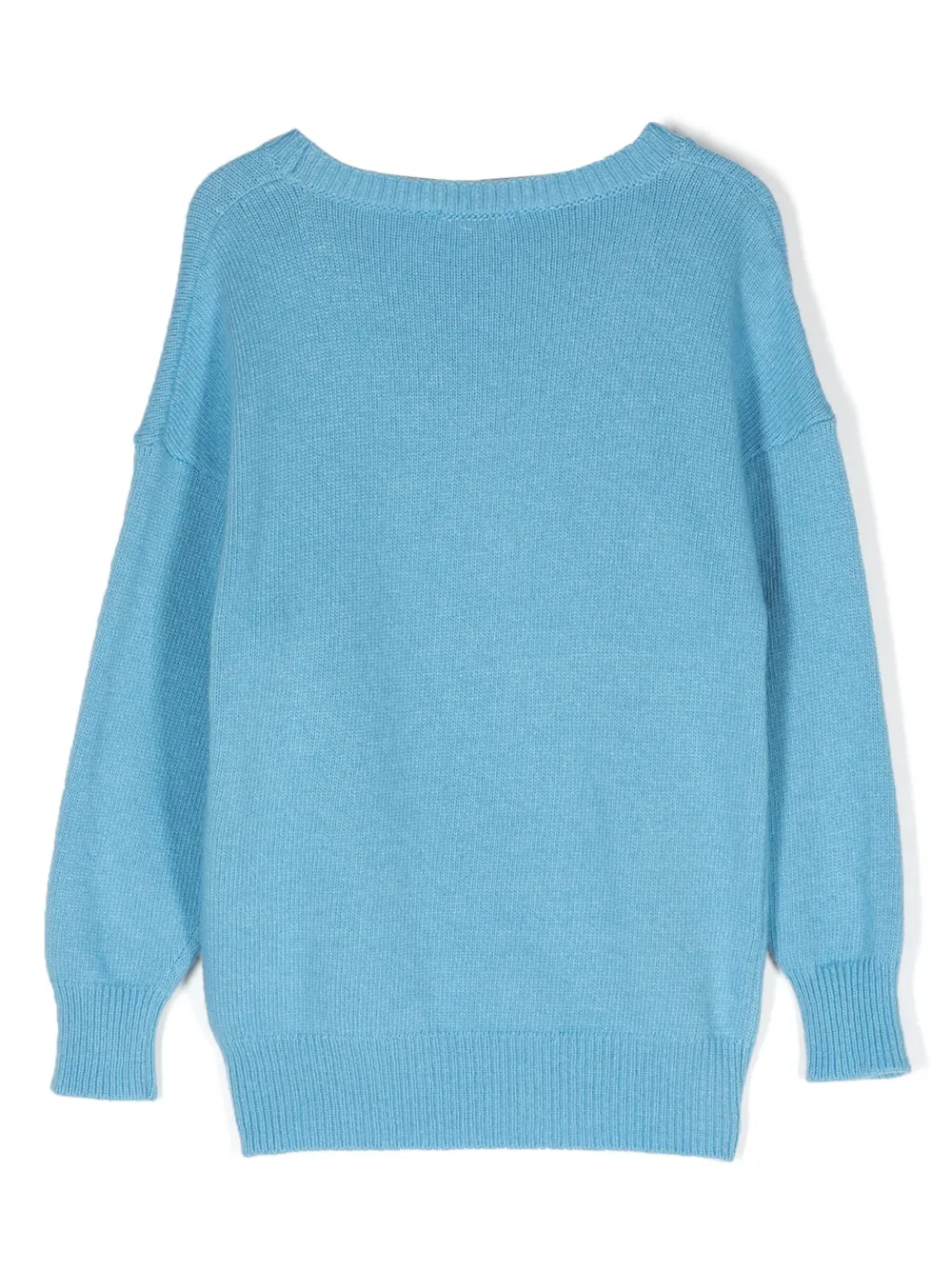 Shop Chiara Ferragni Intarsia-logo Sweatshirt In Blue