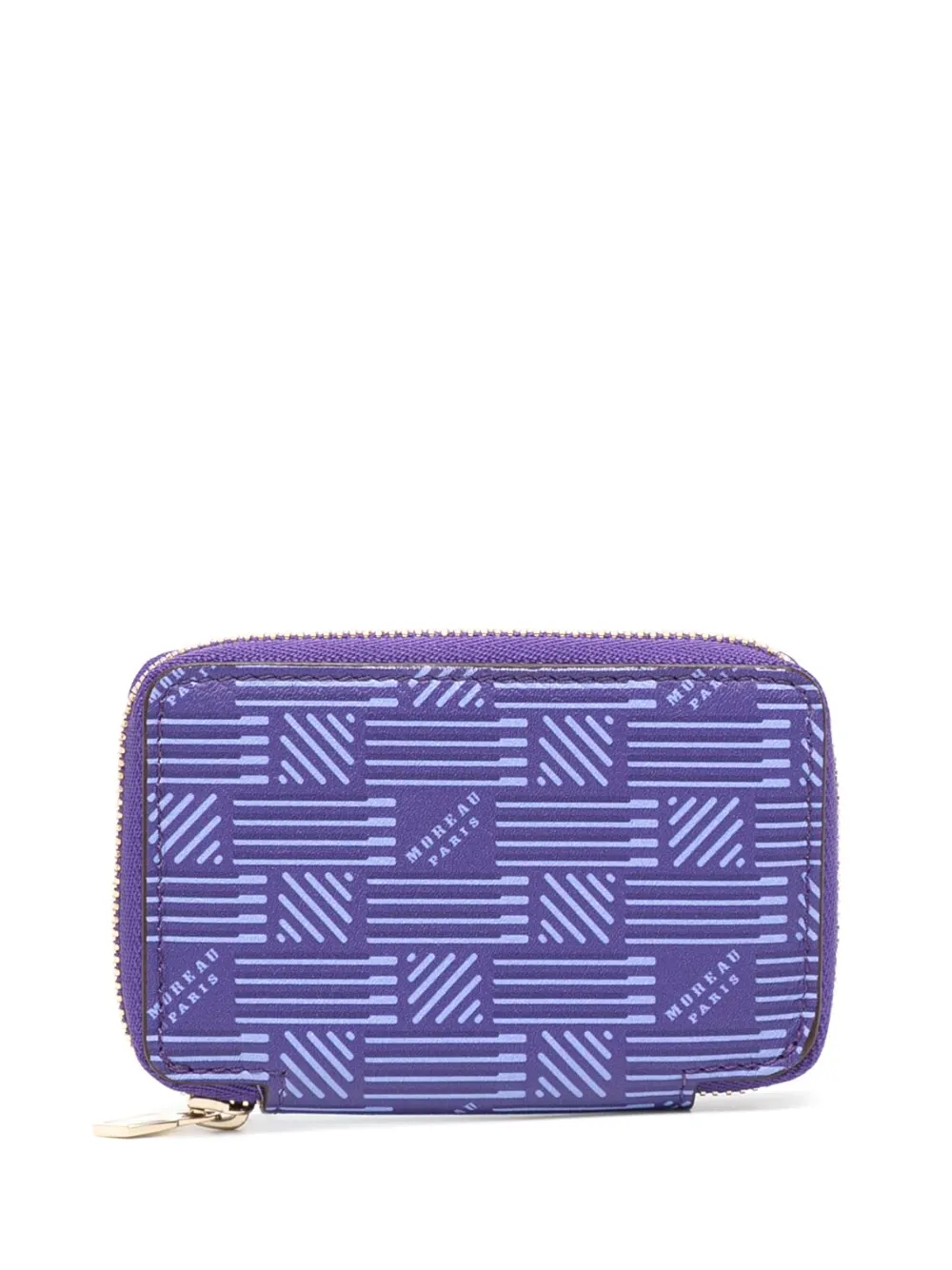 Moreau monogram-print leather wallet | Purple | Image 1