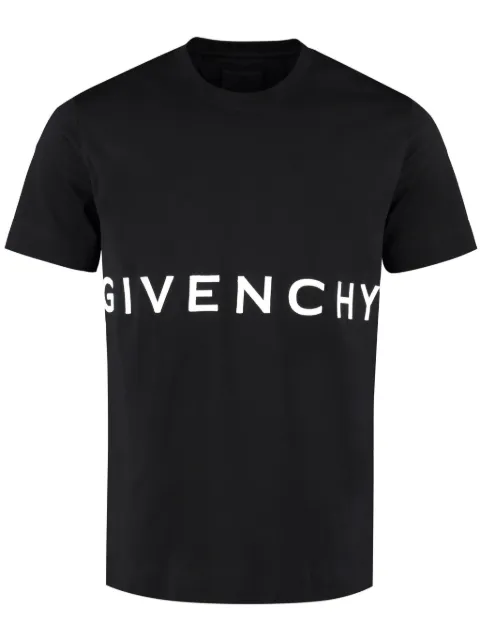 Cheap Givenchy flocked logo T-shirt Men