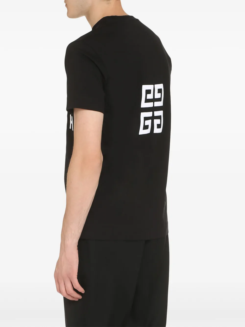 Cheap Givenchy flocked logo T-shirt Men