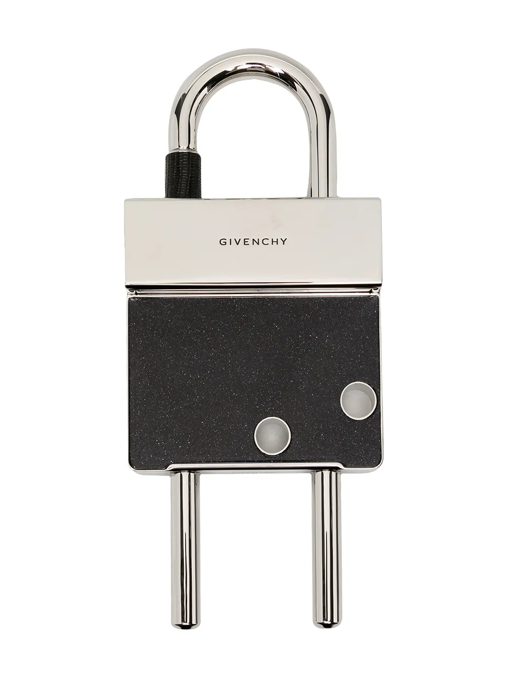 Cheap Givenchy two-tone brass padlock Men