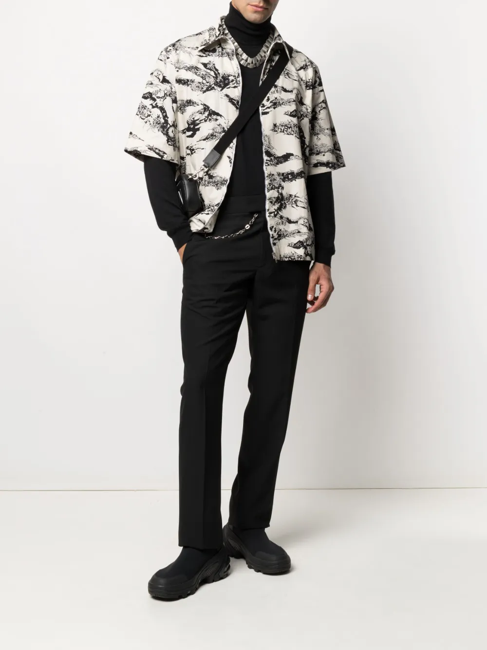Givenchy chain-link detail trousers | Regular & Straight-Leg Trousers | Image 2