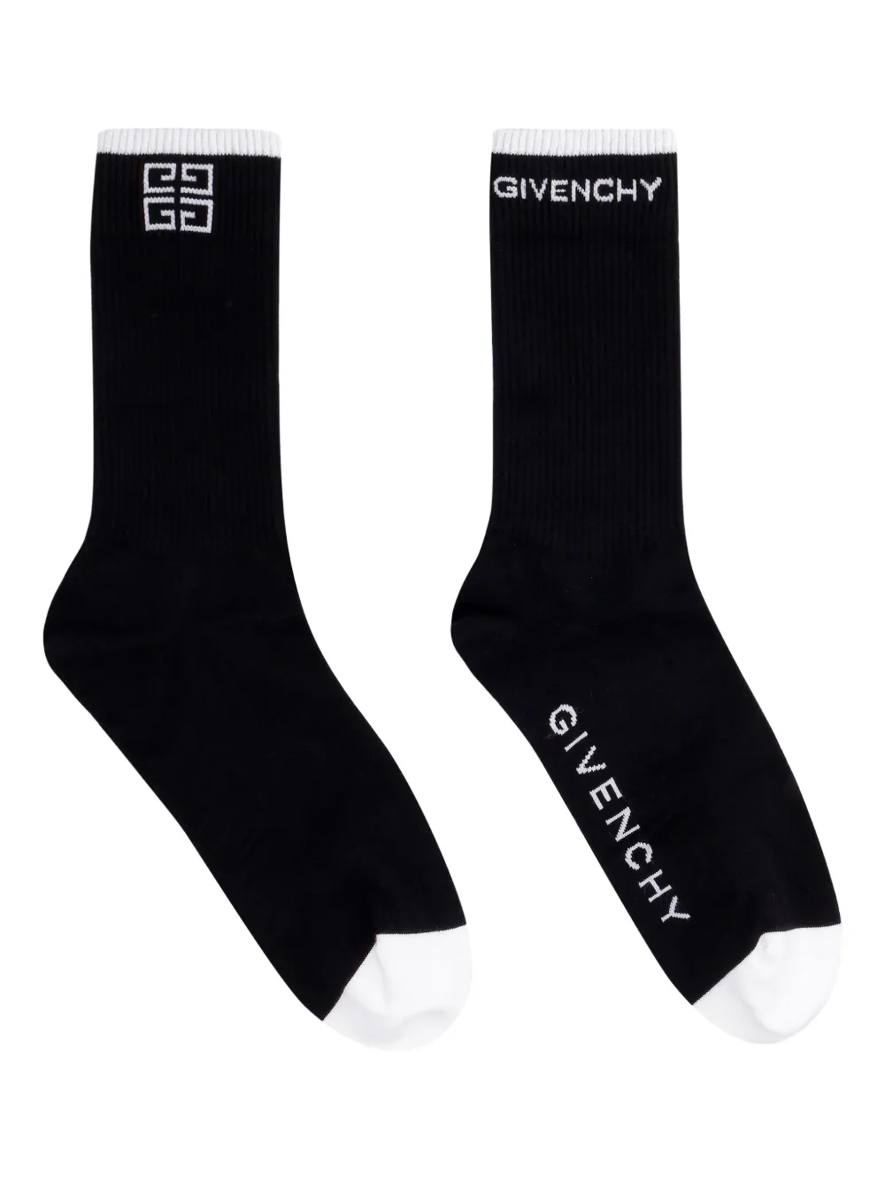logo-printed socks