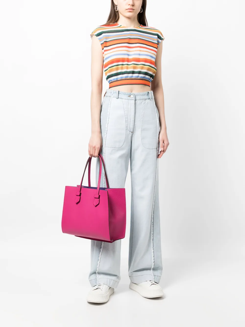 Moreau Vincennes medium shopper - Roze