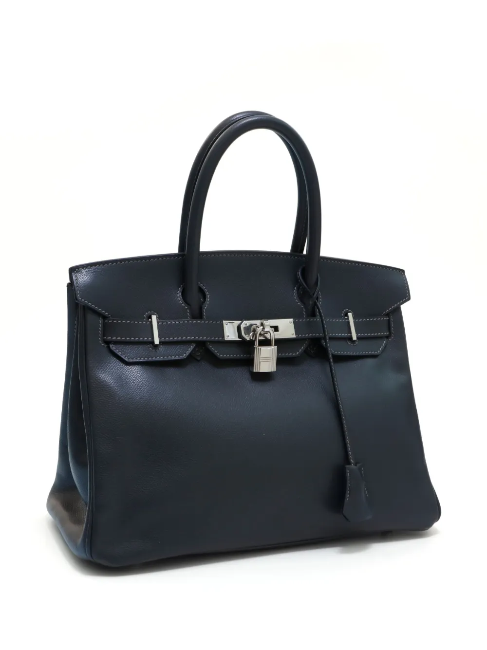 Hermès - 2002 pre-owned Birkin 30 handbag - women - Leather - One Size - Black 2