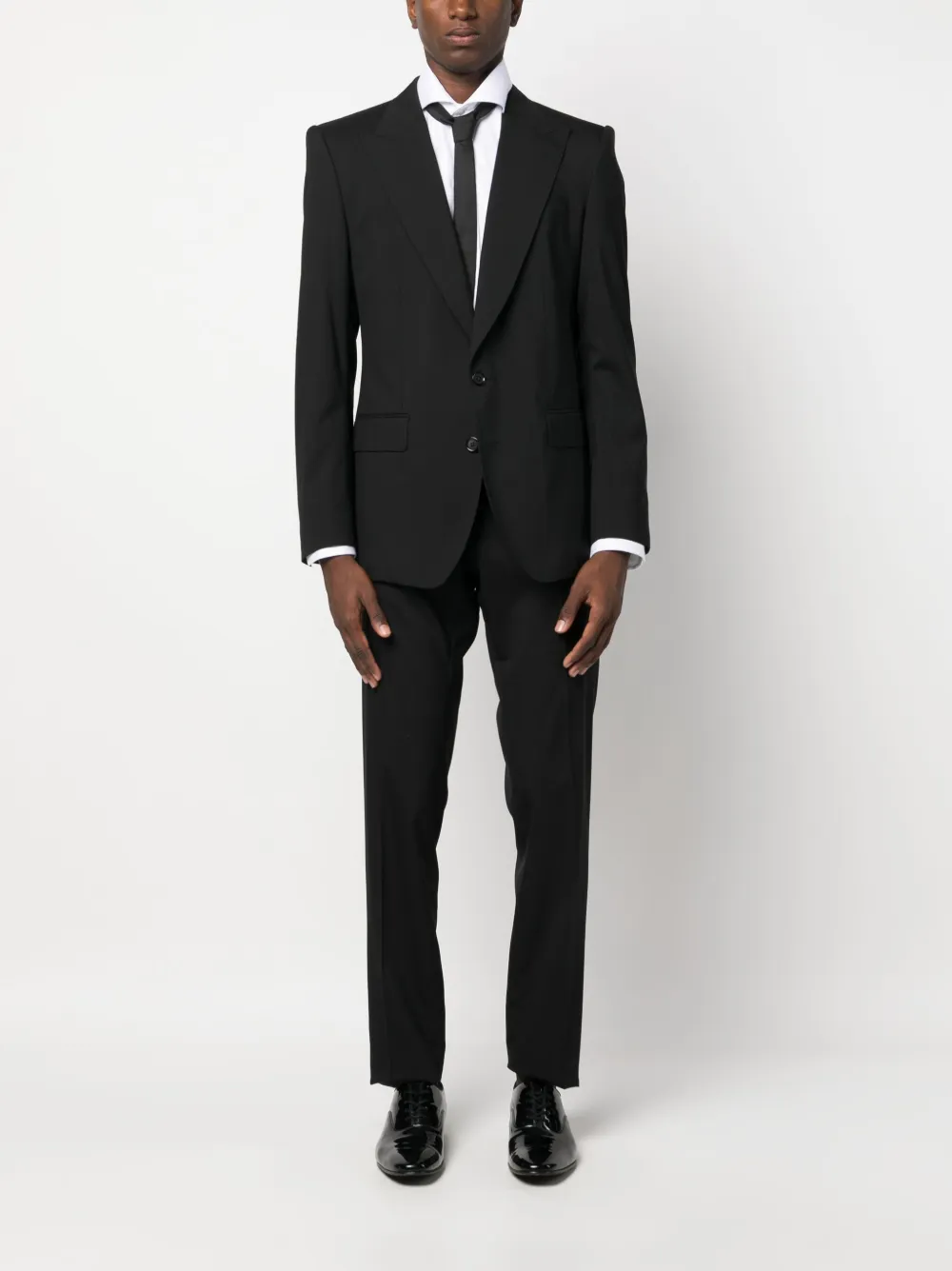 Karl Lagerfeld long-sleeve cotton shirt - Wit
