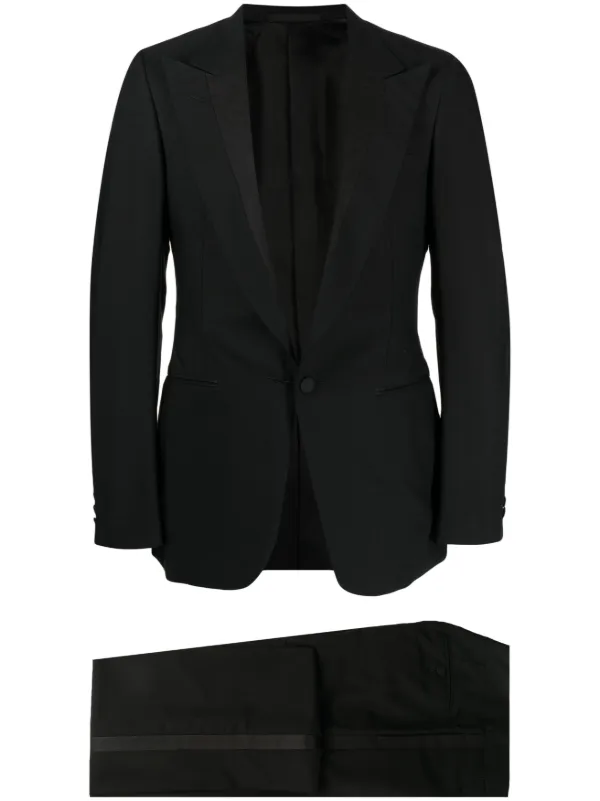 Gucci two-piece Organic Silk Suit Black FARFETCH PT