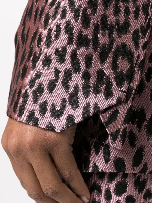 Zara leopard print jacquard coat store