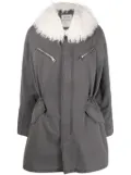 Zadig&Voltaire Kidea zip-up parka coat - Grey