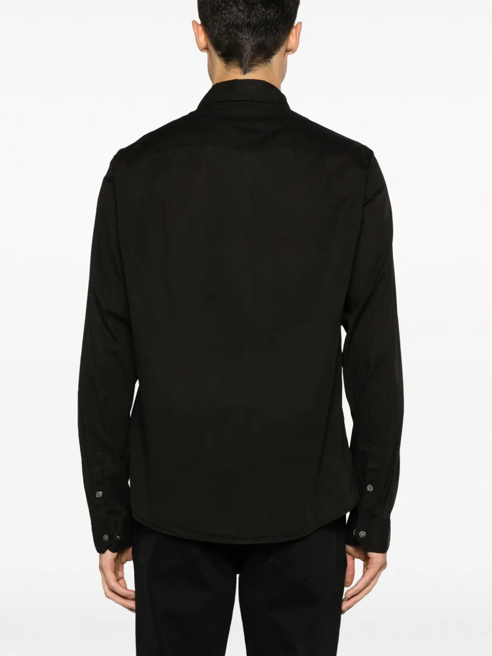 Shop Zadig & Voltaire Thibaut Organic Cotton Shirt In Black