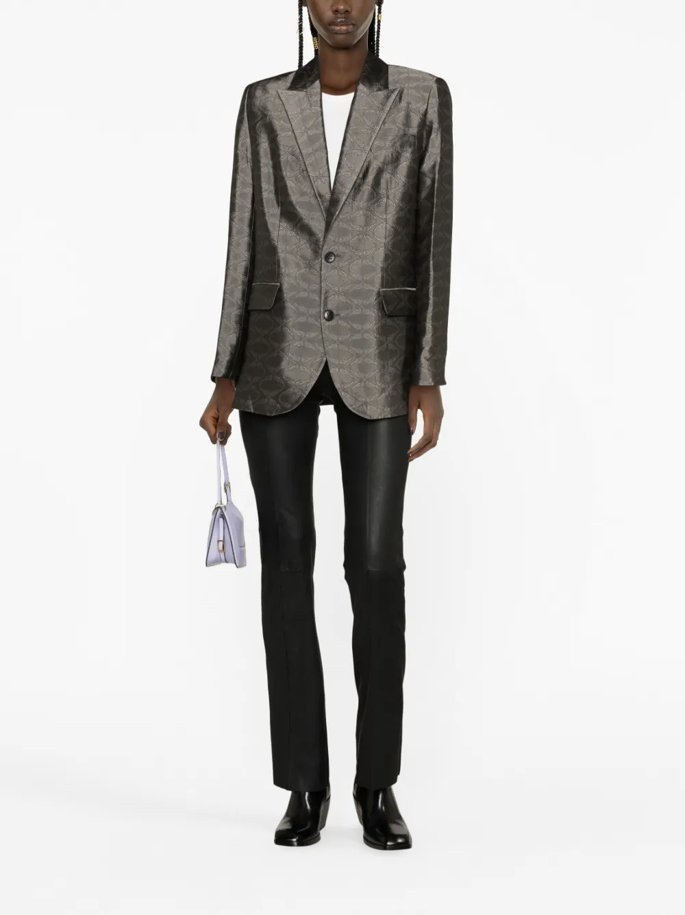 Zadig&Voltaire Blazer met jacquard - Zilver