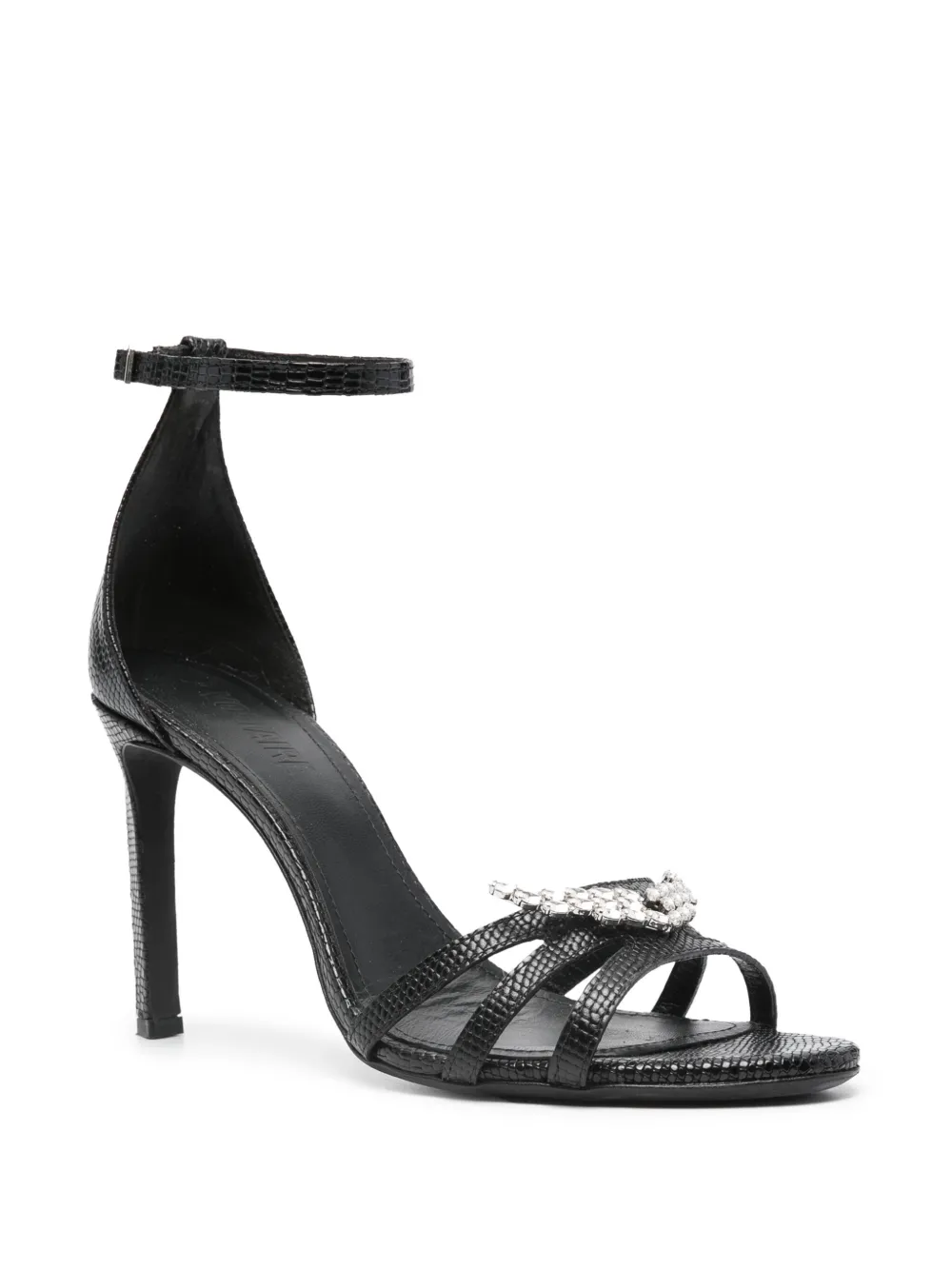 Zadig&Voltaire Amee Wing Court leren sandalen - Zwart