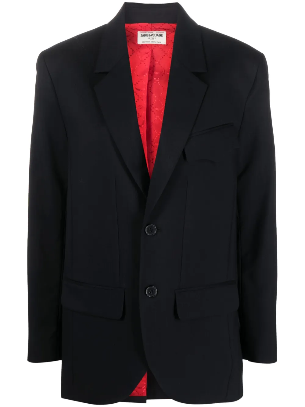 Zadig&Voltaire Vivi tailored-cut blazer | Black | Image 1