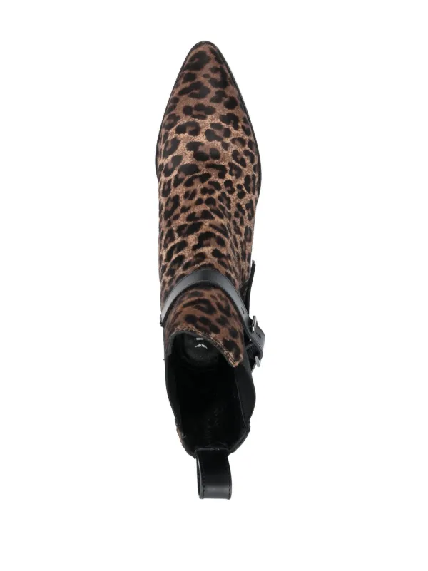 Zadig Voltaire Tyler 60mm leopard print Ankle Boots Farfetch