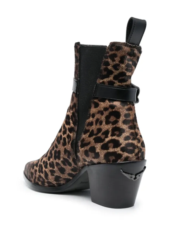 Stivaletti leopardati hot sale