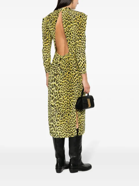 Zadig&Voltaire Racyl leopard-print silk midi dress WWDR01262 - 1