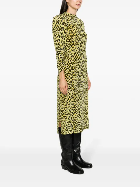 Zadig&Voltaire Racyl leopard-print silk midi dress WWDR01262 - 3