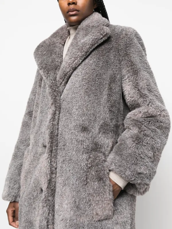 Whistles faux fur best sale coat