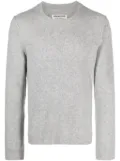 Zadig&Voltaire Kennedy logo-embroidered cashmere jumper - Grey
