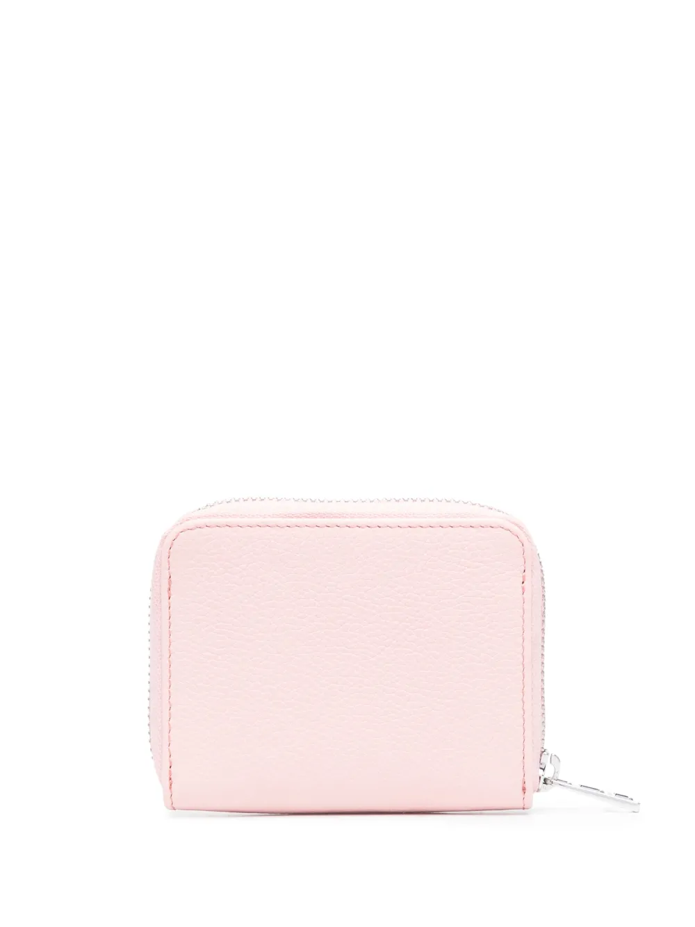 Zadig&Voltaire mini ZV logo-plaque leather wallet - Roze