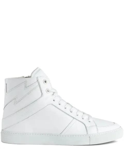 Zadig&Voltaire ZV1747 leather high-top sneakers
