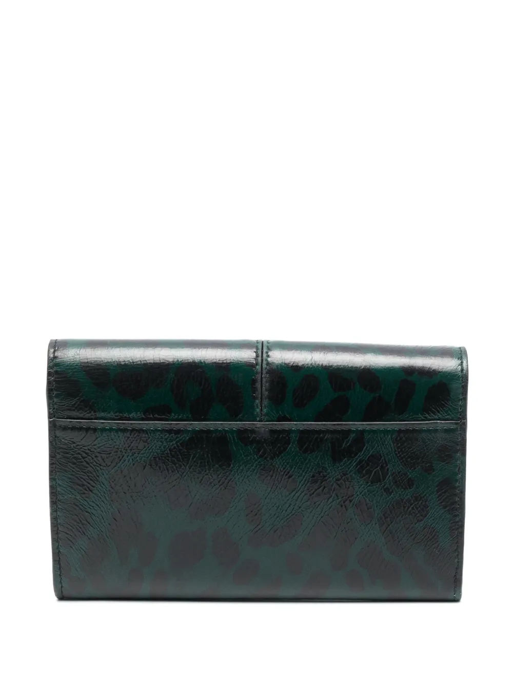 Zadig&Voltaire Borderline portemonnee met luipaardprint - Groen
