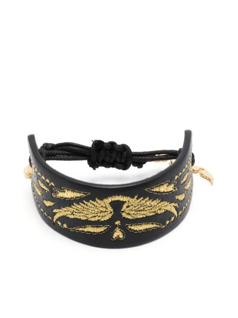 Zadig&Voltaire pulsera Lenny grande con placa del logo