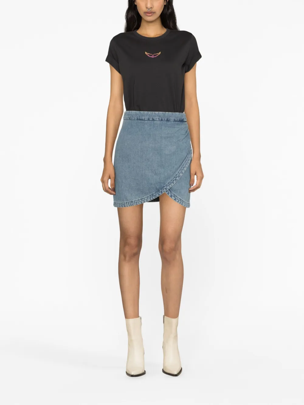 Zadig&Voltaire T-shirt met print - Grijs