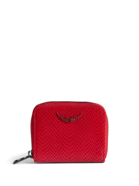 Zadig&Voltaire cartera con efecto de piel de cocodrilo mini