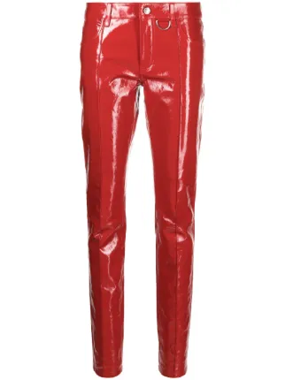 Skinny vinyl new arrivals trousers