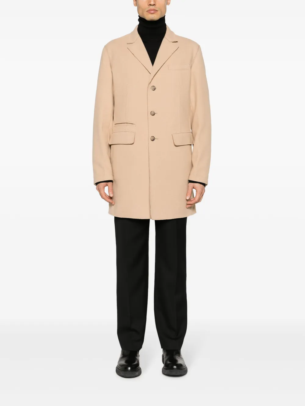 Karl Lagerfeld Jas met dubbele rij knopen - Beige