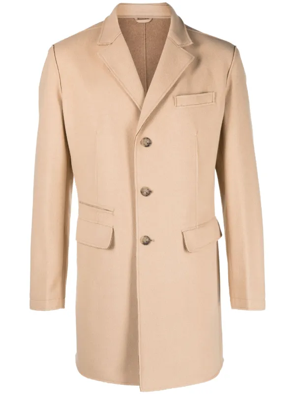 Karl lagerfeld camel coat discount