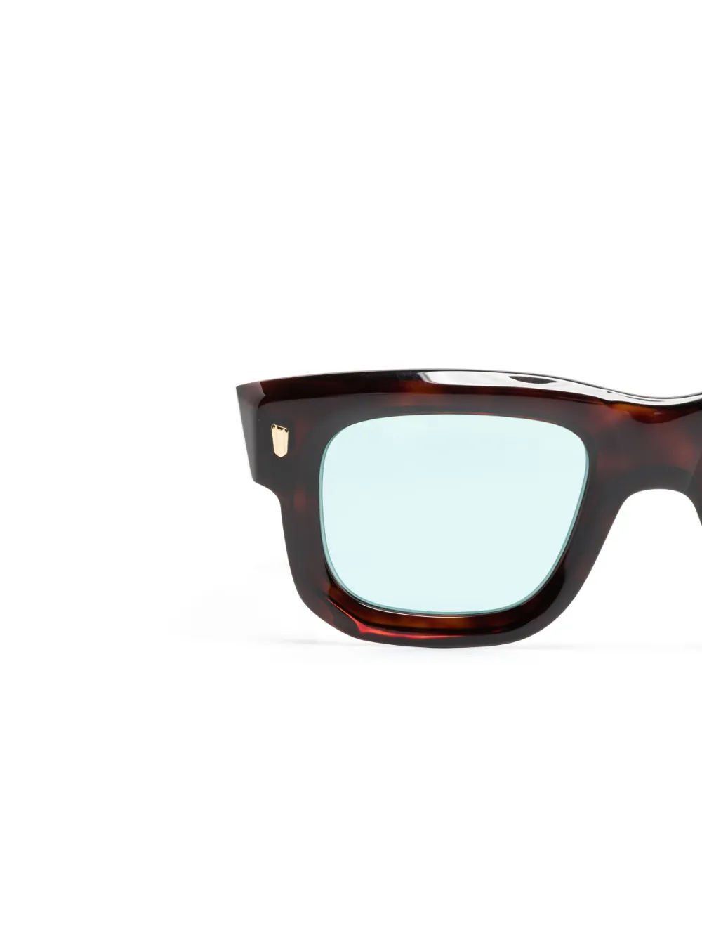 Shop Cutler And Gross Tortoiseshell-effect Square-frame Sunglasses In Brown