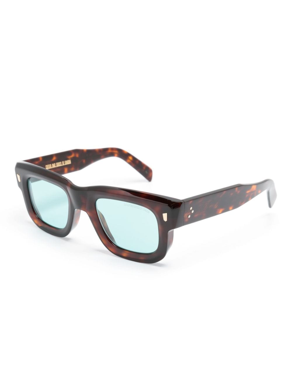 Image 2 of Cutler & Gross tortoiseshell-effect square-frame sunglasses