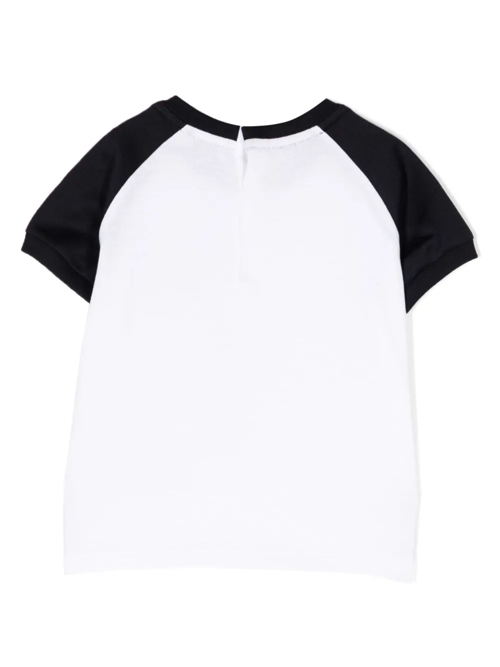 Dolce & Gabbana Kids logo-patch cotton T-shirt - Wit