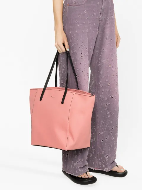 BY FAR Club canvas tote bag 23SSCBTTTPBCNLLAR - 2