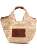 Ba&Sh Ara raffia tote bag - Neutrals