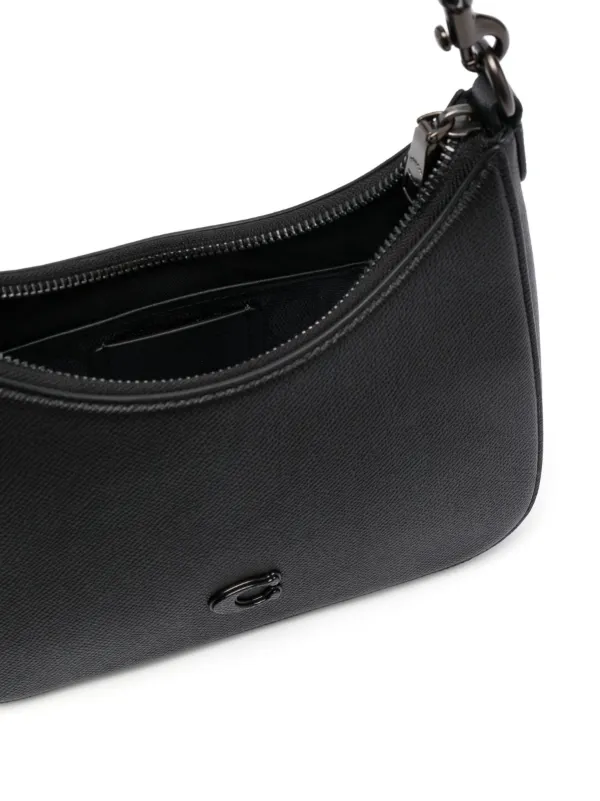 Coach logo strap Shoulder Bag Black FARFETCH IE