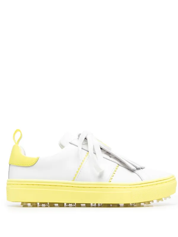 G FORE fringe detail low top Sneakers White FARFETCH AE