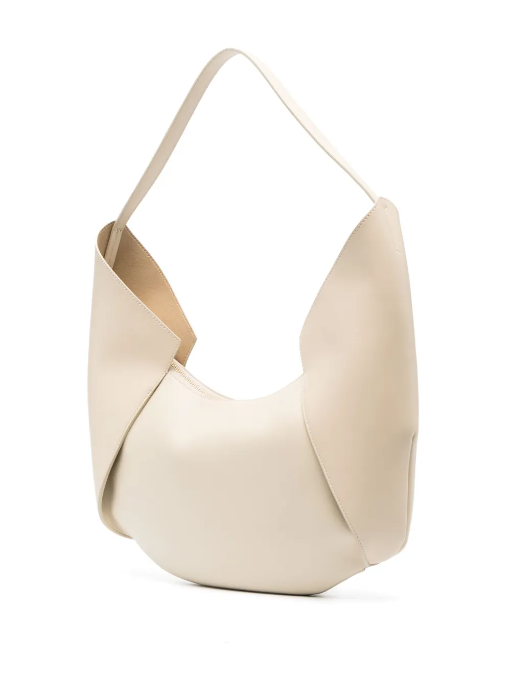 REE PROJECTS Riva leather shoulder bag - Beige