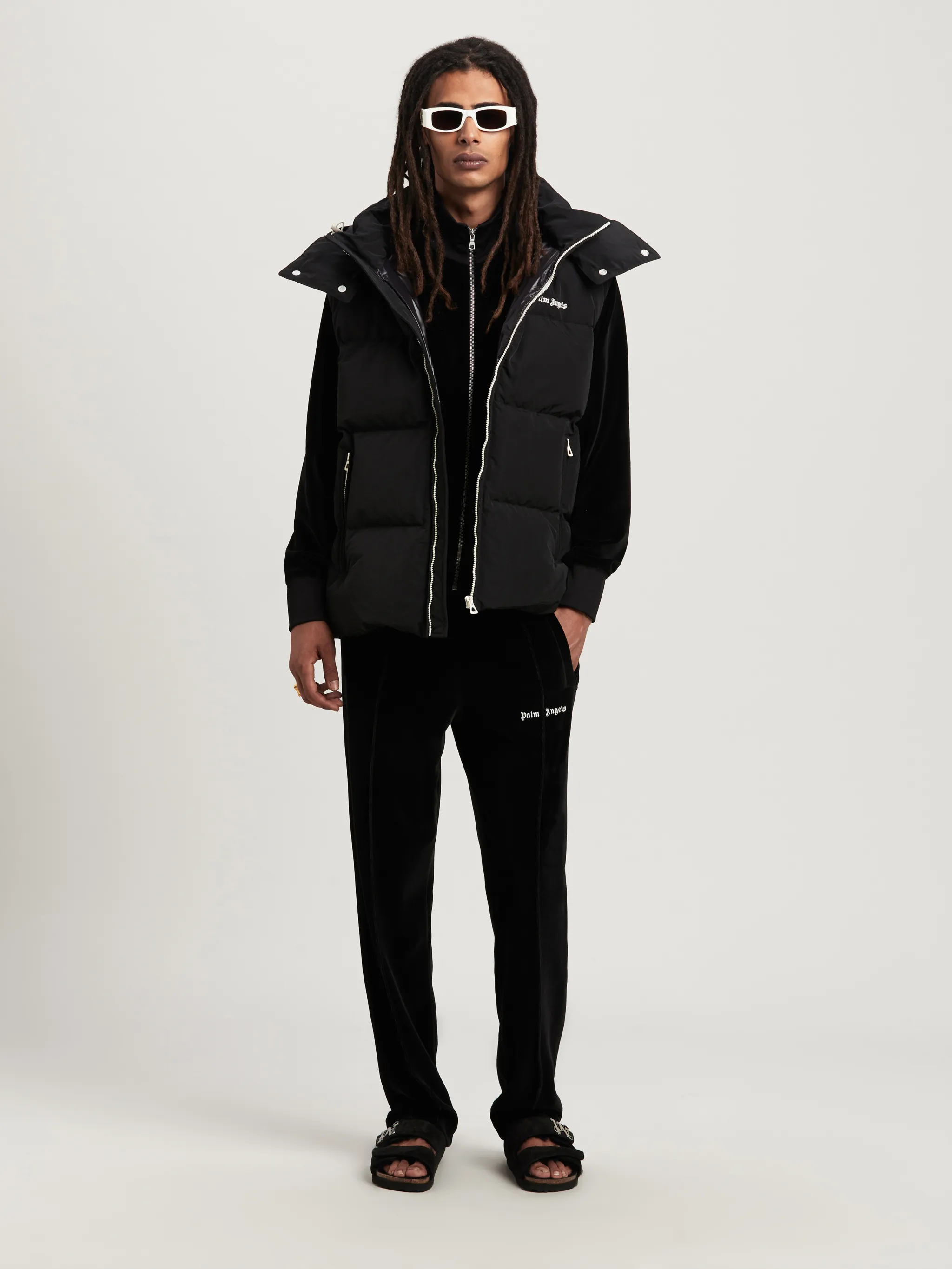 Classic Track Hoodie Down Vest