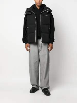 【PALM ANGELS】ロゴ コーデュロイ クロップ ダウンジャケット Palm Angels ダウンジャケット メンズ通販 - FARFETCH