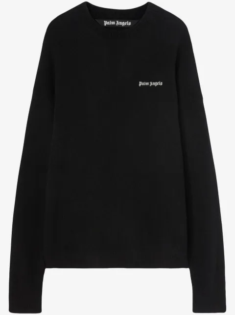 Palm Angels logo-print sweatshirt