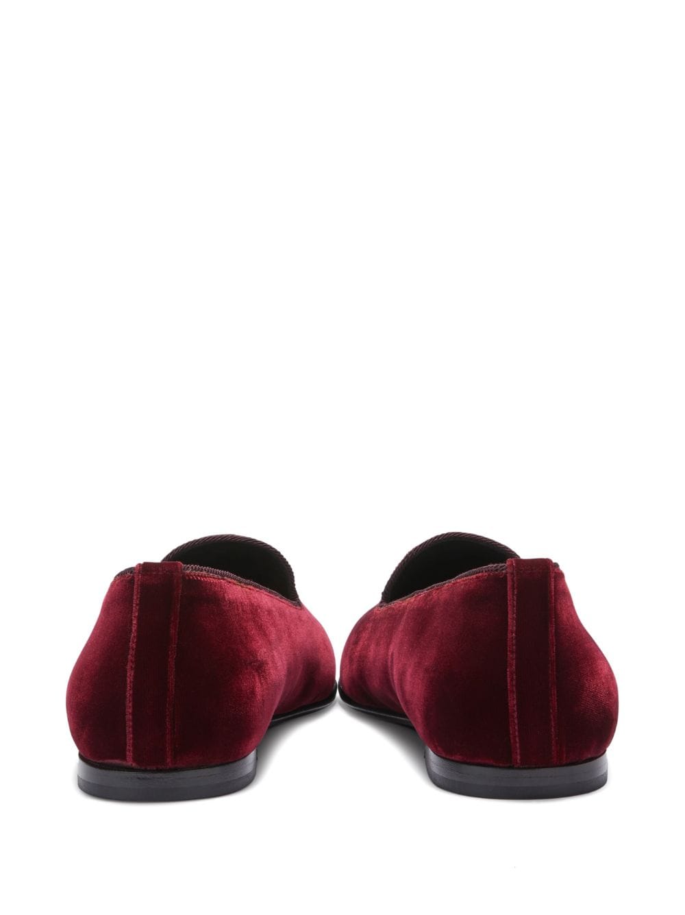 Shop Palm Angels Logo-print Loafers In Red