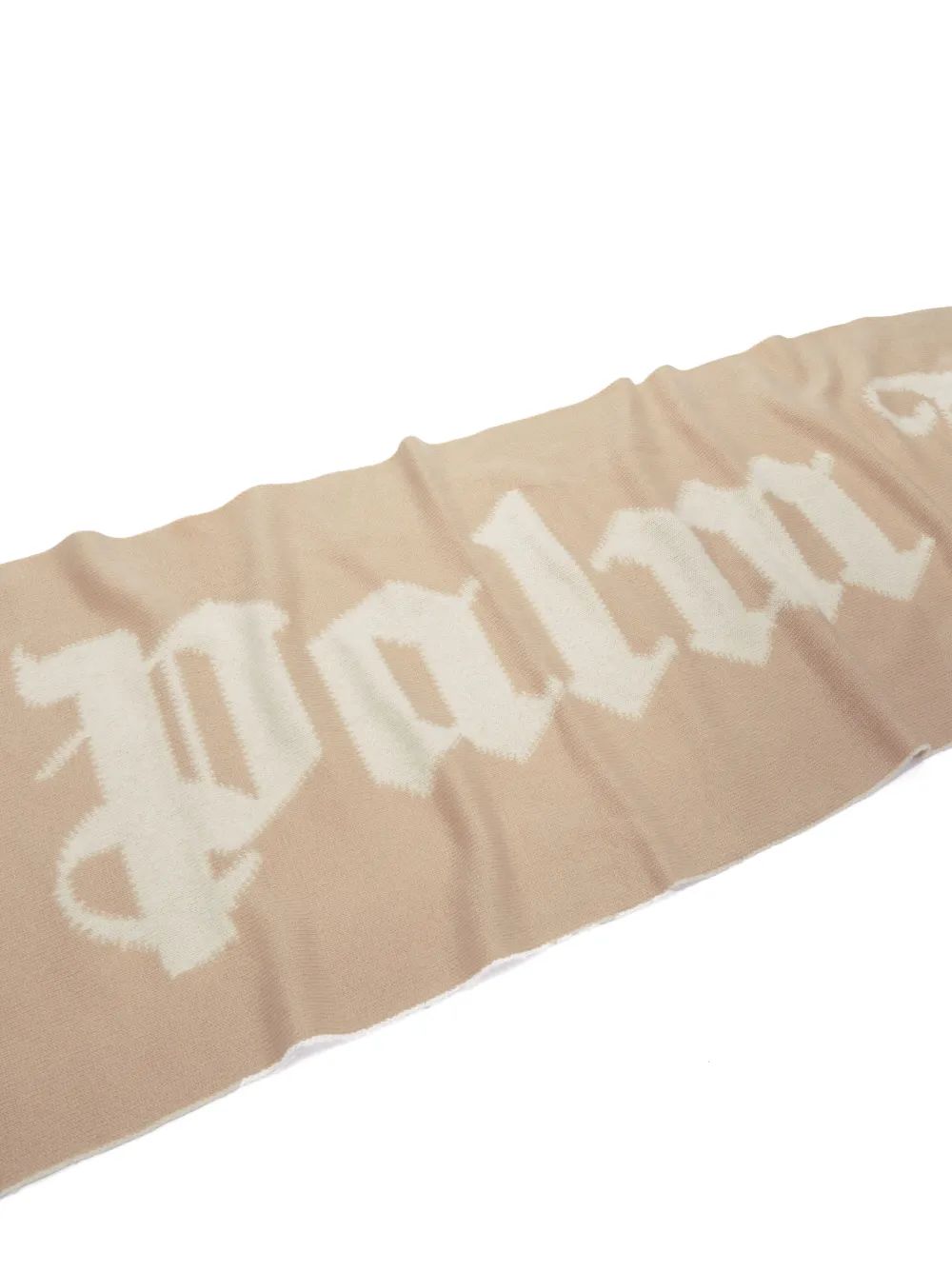 Palm Angels Sjaal met logo-jacquard - Beige